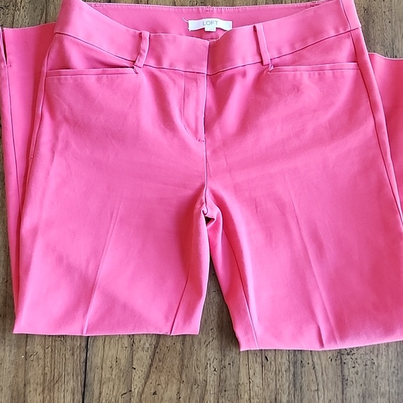 Vibrant Pink Pants-Loft - Picture 2 of 2